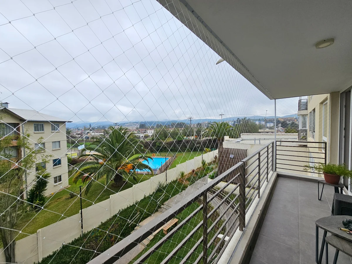 Malla terraza — Villa Alemana